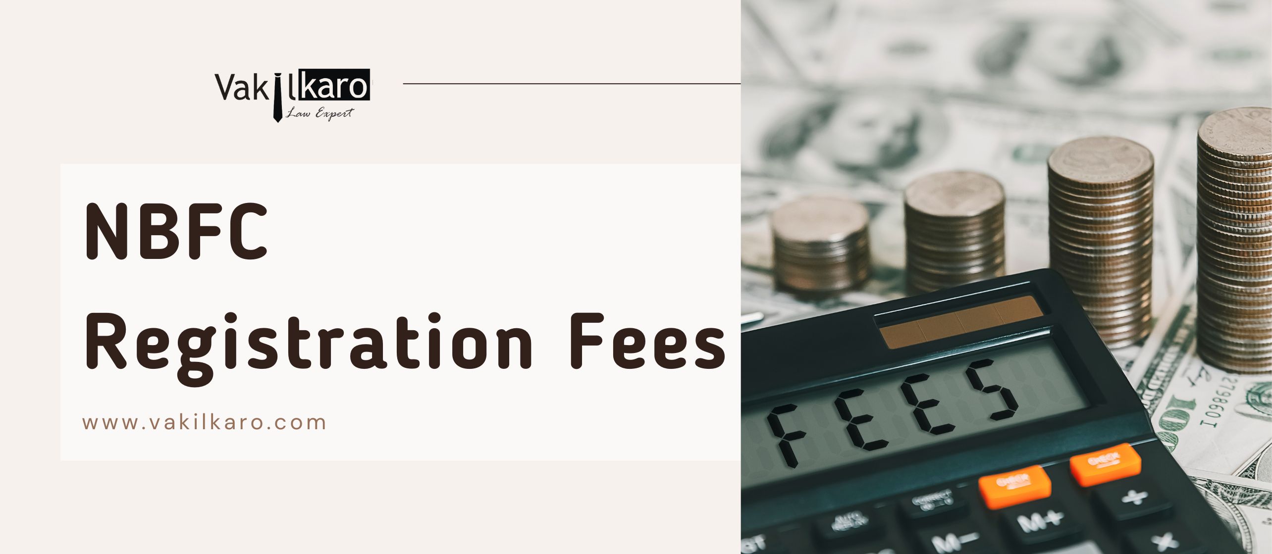 NBFC REGISTRATION FEES