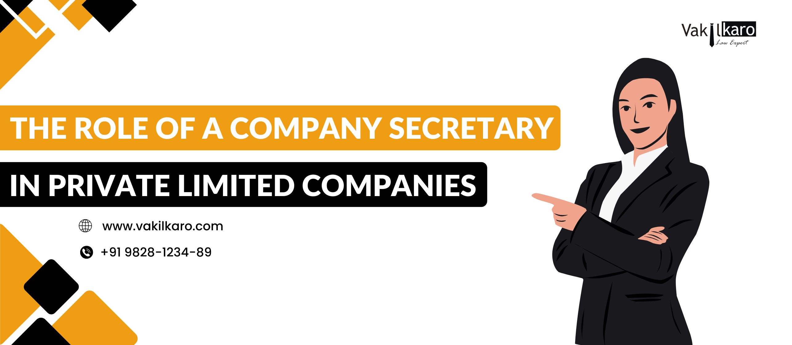 THE ROLE OF A COMPANY SECRETARY IN PRIVATE LIMITED COMPANIES