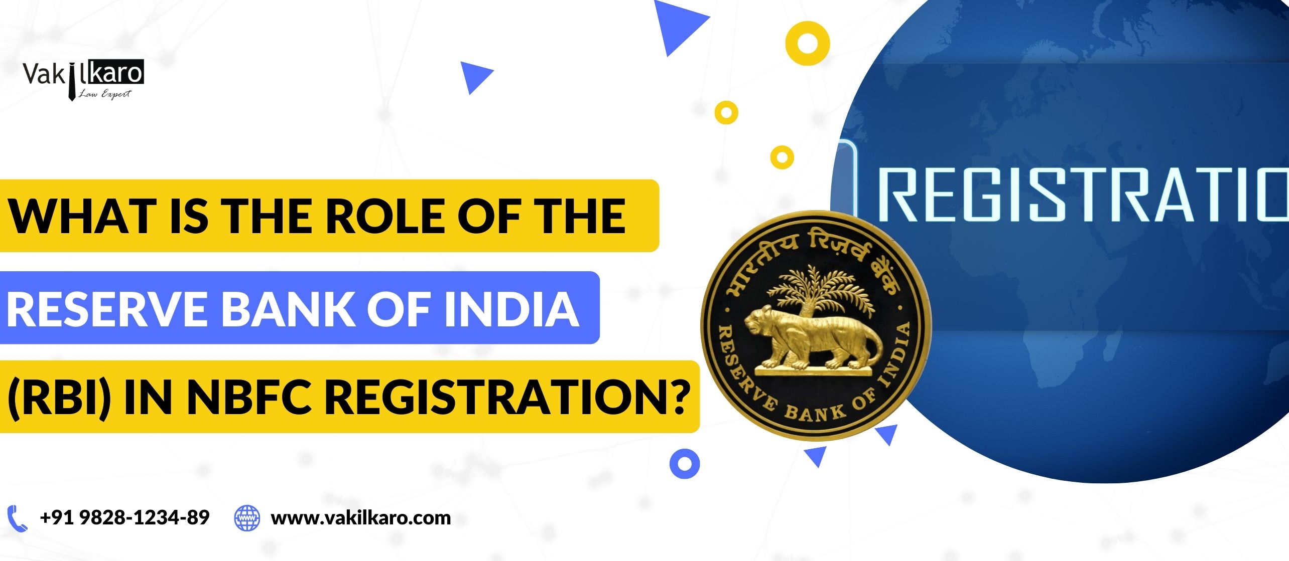 WHAT IS THE ROLE OF THE RBI IN NBFC REGISTRATION?